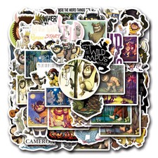 55pcs Where The Wild Things Are Fantasy Adventure Drama Film Stickers Scrapbook Fantasy Adventure price
