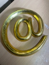 @ POSH GRAFFITI DECORATIVE GOLD GILT WOODEN LETTER @ 12CM HIGH HOME WALLART Wooden Wall Art price