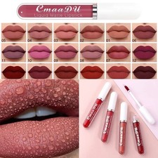 18 Colors Matte Liquid Lipstick Lip Stain 24 Hour Long Lasting Waterproof UK Lipsticks & Lip Glosses price