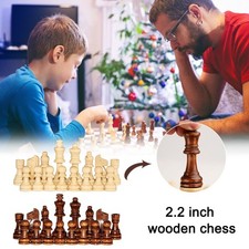 32PCS Wooden Chess Word Chess Set Chess Game Chess Board Game For Adult Kids Chess price