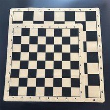 International Chess Board 34cm/43cm Foldable Leather & Fleece Material Travel Chess price