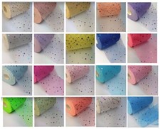 3yds Tulle Glitter Sequin Organza 150mm Ribbon Sparkling Mesh for Crafts YDS price