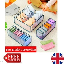 Clothes Drawer Organizer Dividers – Wardrobe Closet Storage Boxes for Jeans, Bra Wardrobe Organiser price