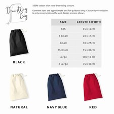 REUSABLE COTTON DRAWSTRING STORAGE BAG - 6 Sizes 100% Cotton Drawstring Bags Storage Bag price
