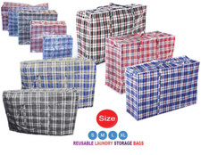 JUMBO LAUNDRY BAGS Zipped Reusable Large Strong Shopping Storage Bag Moving XL Storage Bag price