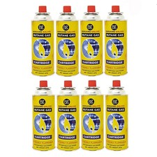8 X BUTANE GAS BOTTLES CANISTER CAMPING COOKER KITCHEN BBQ GRILL HEATER STOVE Camping Kitchen price