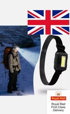 COB LED Head Torch Headlamp Work Light Headlight Waterproof Outdoor Battery UK Headlamp price