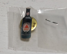 RARE BASS BREWERY BEER BOTTLE FINE ALES WILLIAM BASS & COMPANY METAL PIN BADGE ALES price