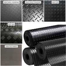Heavy Duty Rubber Matting Garage Flooring Non Slip Work Gym Shed Van Floor Mat price