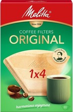 Melitta 6658076 Pack Original Size 1X4, 80, Filter Coffee Makers, Brown, Paper u Coffee Makers price
