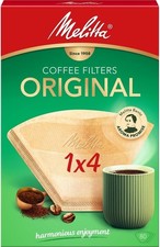 Melitta 6658076 Pack Original Size 1X4, 80 Filter Coffee Makers Brown Paper u Coffee Makers price