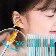 24pcs Disposable Silicone Ear swabs Ear Wax Remover Sticky Ear Pick Cleaner Tool Wax price