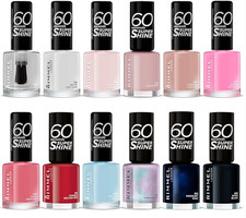RIMMEL 60 SECONDS Nail Polish / Varnish 8ml Super Shine *CHOOSE YOUR SHADE* Nail Polish price