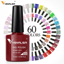 Venalisa Nail Gel Polish UV LED Soak Off - Top Base Colours - 900 Range - UK !! Nail Polish price