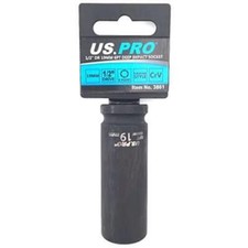 US PRO Single 19mm Deep Impact Socket Metric 1/2'' Drive 3861 Sockets price