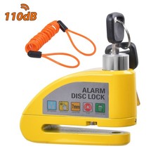 Motorbike Security Alarm Disc Lock Waterproof Brake Lock For Cycling Bike UK Motorcycle Lock & Alarm price