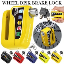 MOTORBIKE SECURITY DISC LOCK ALARM BRAKE SCOOTER MOTORCYCLE BIKE SECURITY CHAIN Motorcycle Lock & Alarm price