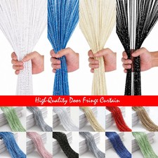Hanging Glitter Curtains String Curtain Panels Door Fly Screen Room Divider Net String Curtain price