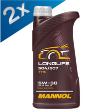 2x Longlife 5W30 7715 C3 504/50 Car Engine Motor Oil Synthetic Mannol 1L Motor Oil price
