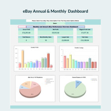 eBay Profit and Loss Spreadsheet | Manage eBay Finances with Ease Accounting Software price