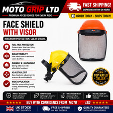 Face Mask Shield & Mesh Safety Visor Use With Chainsaws, Brushcutters, Strimmers Face Shield & Mask price