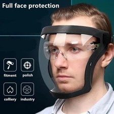 Lightweight Full Face Safety Shield Mask with Clear Anti Fog Protective Visor Face Shield & Mask price