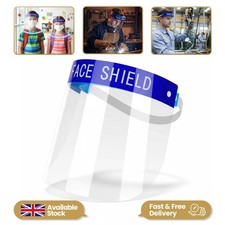 Face Shield Full Face Visor Protection Mask PPE Shield Transparent Clear Plastic Face Shield & Mask price