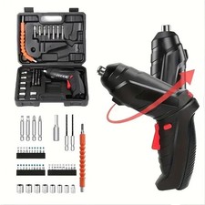 Rechargeable Electric Screwdriver 47in1 Cordless LED Light DIY Drill Driver Kit Cordless Screwdriver price