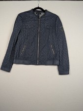 Gerry Weber Women's Quilted Jacket UK 12 EU38 Grey Lightweight Zip Coat Casual Women's Coat price