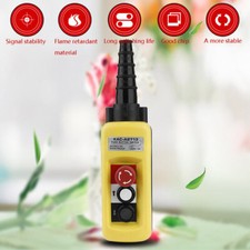 CRANE HOIST CHAIN LIFT CONTROL STATION PENDANT PUSH BUTTON EMERGENCEY SWITCH NEW Chain Hoist price