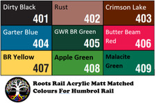 15ml Acrylic Model Paint  Rail Colours Matched : Roots Model Paint Paints price