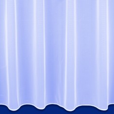 Suzy White Plain Lead Weighted Voile Net Curtain - Sold In Set Sizes - Free Post Curtain Set price