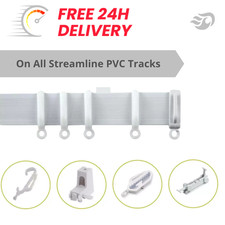 Streamlined White PVC Flexible Curtain Track Rail Set for Straight & Bay Windows Curtain Set price
