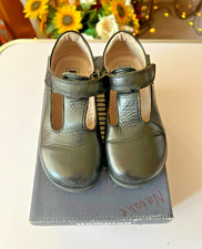 Girls Black Hampton Classic Evie Leather School Shoes Size 26 (8) Girls' Classic Shoes price