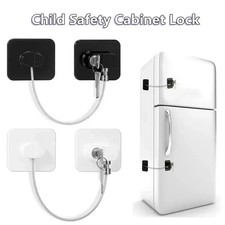 1PCS Baby Safety Refrigerator Lock With Keys or Coded Lock Infant Security Cabin Baby Fridge Lock price