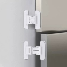 Child Safety Fridge & Freezer Door Lock Strong Adhesive Latch White Baby Fridge Lock price
