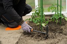 DE LUXE 2 in 1 Garden Hand Hoe Cultivator 3 Prong Claw Steel Weeder Digger Cultivator price