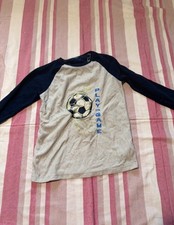 Kids Football Pyjama Long Sleeved Top 9-10 Years Boys' Pajamas price