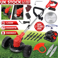 24V Electric Cordless Grass Trimmer Strimmer Garden Edger Cutter with 2 Battery Hedge Trimmers price