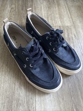 Navy Blue Zara Boys Boat Deck Shoes Size 38 / UK 5 Boys' Boat Shoes price