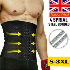 MEN'S WAIST TRAINER BODY SHAPER TUMMY CONTROL BELT BELLY FAT BURNER SLIM CORSET Men's Corset price