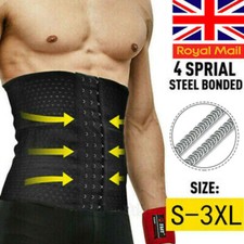 MEN'S WAIST TRAINER BODY SHAPER TUMMY CONTROL BELT BELLY FAT BURNER SPORT CORSET Men's Corset price