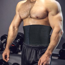 MEN WAIST TRAINER BODY SHAPER TUMMY CONTROL BELT BELLY FAT BURNER SPORT CORSET Men's Corset price