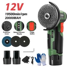Mini cordless angle grinder polishing and cutting machine+2 battery charger 12V Angle Grinder price