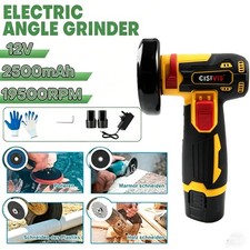 Mini Cordless Angle Grinder Polishing and Cutting Machine+2Battery+Charger 12V Angle Grinder price