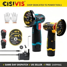 Mini Cordless Angle Grinder Polishing and Cutting Machine + 2 Battery + Charger Angle Grinder price