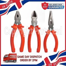 HEAVY DUTY 6" COMBINATION OR LONG NOSE 0R SIDE CUTTER CUTTING PLIERS OR FULL SET Pliers price