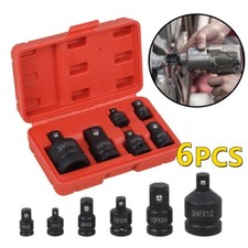 6 Piece Impact Socket Adapter and Reducer Set Female to Male 3/4" 1/4" 3/8" 1/2" Socket Set price