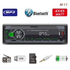 Single 1 Din Car Stereo Radio Bluetooth MP3 Player In-dash Head Unit FM/USB/AUX Car Stereos price