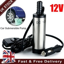 Car DC 12V Submersible Pump Water Oil Diesel Fuel Transfer Cigarette Plug 38mm Submersible Pump price